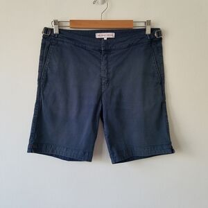 Orlebar Brown navy blue men’s shorts Dane II